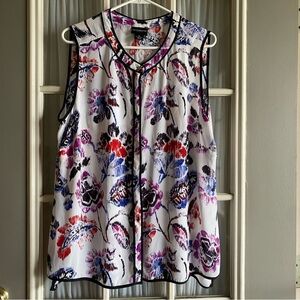 NWT Liz Claiborne career printed blouse